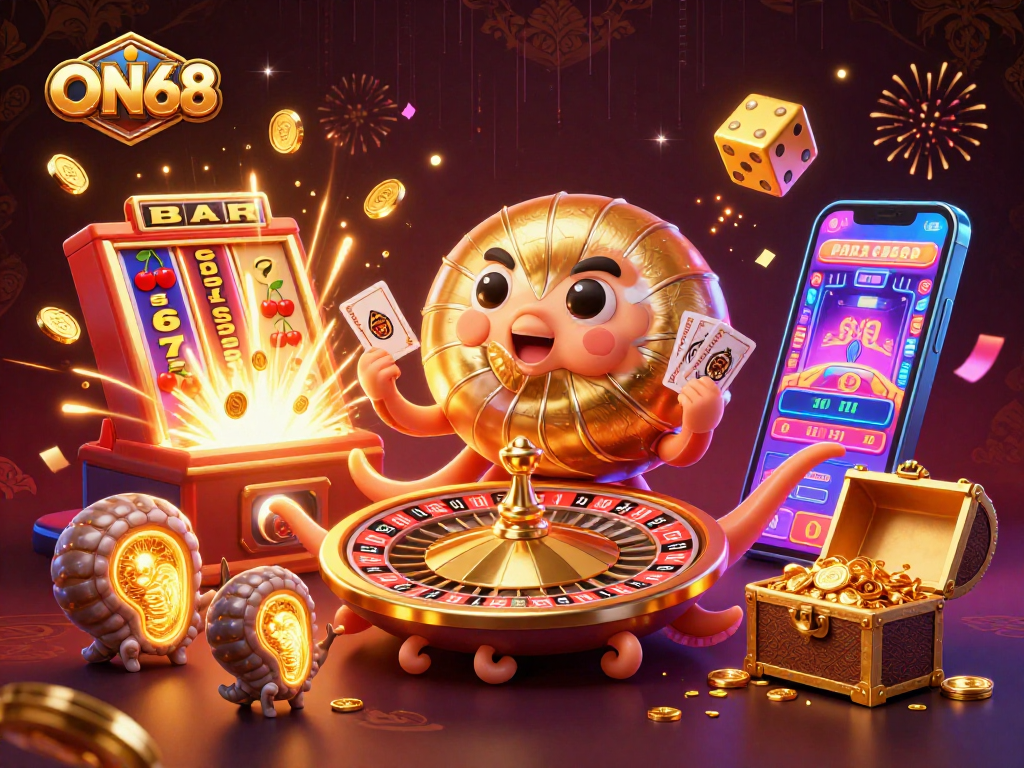 Experience thrilling gaming adventures with ON68 at our vibrant digital casino jungle.