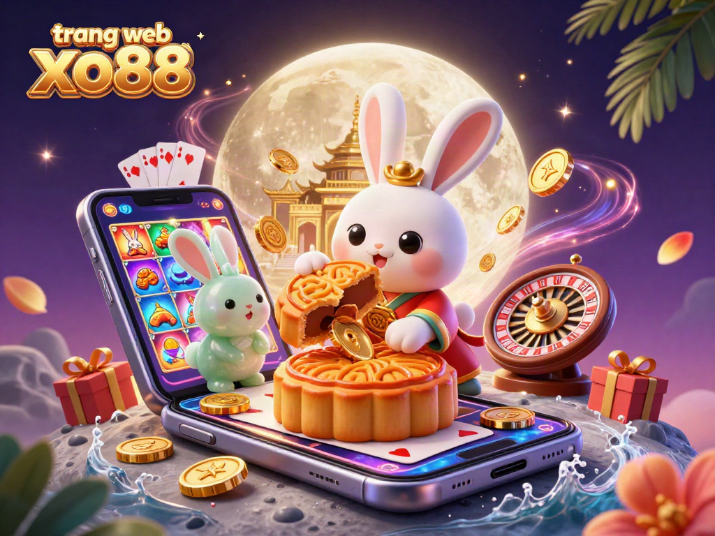 Experience the excitement of trang web xo88 with vibrant casino elements and characters.