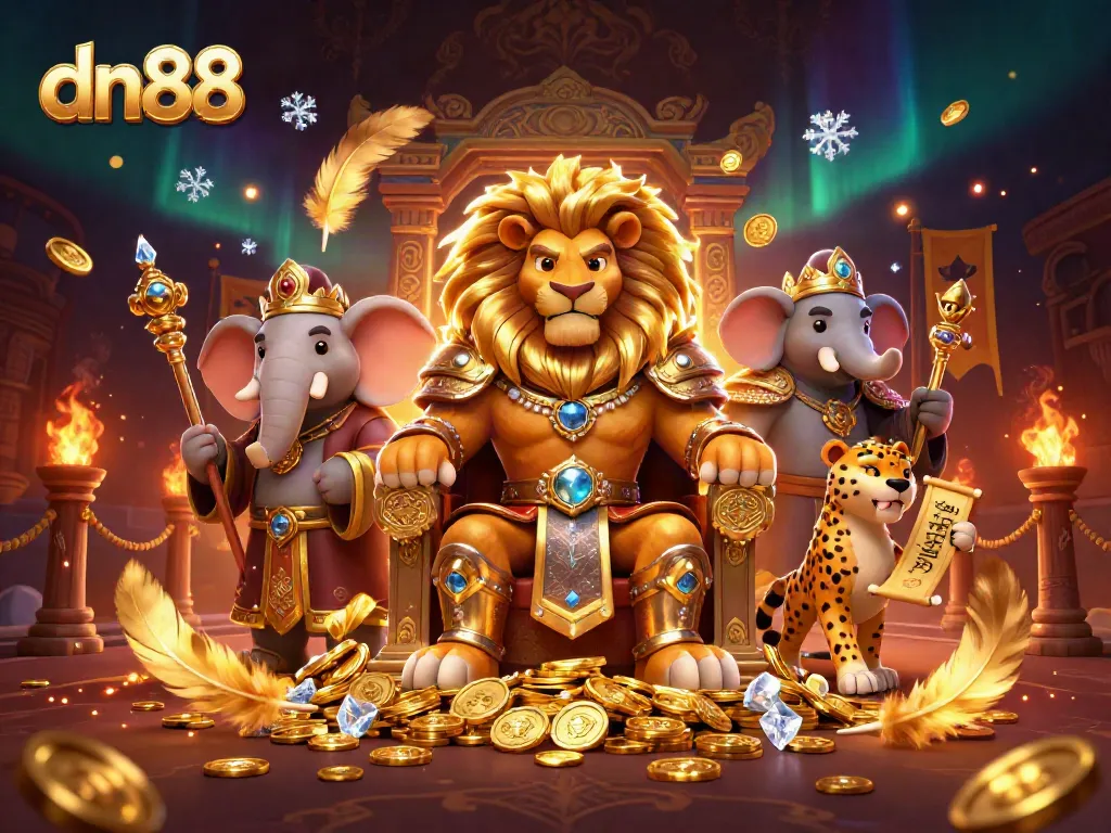 Engage with dn88 for thrilling online casino experiences amidst vibrant 3D gaming characters.