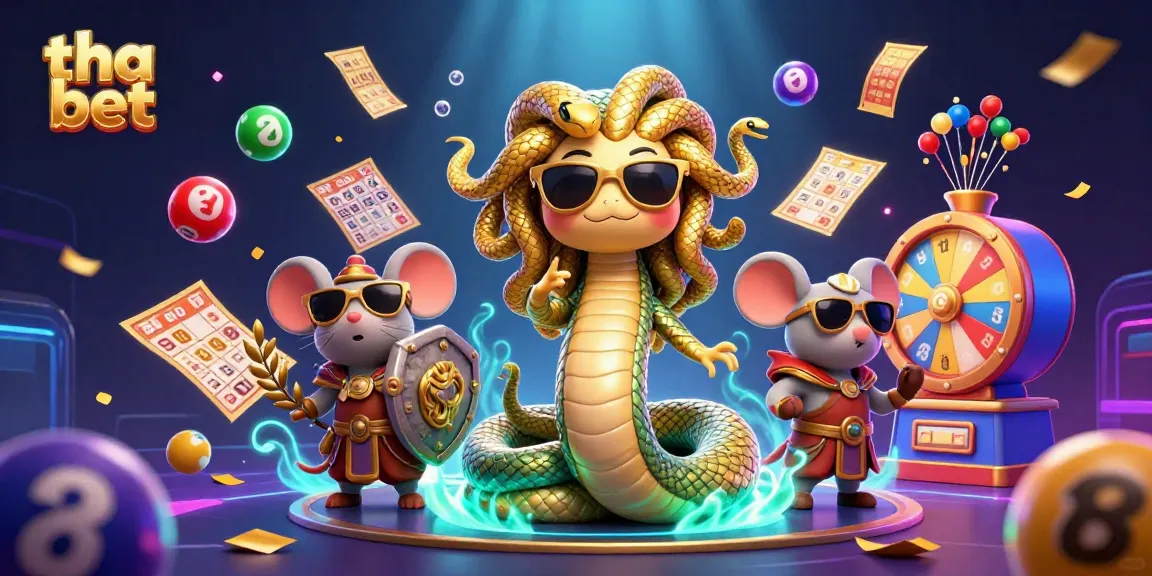 Engage with tha bet in a vibrant online casino scene featuring Medusa and a warrior mouse.