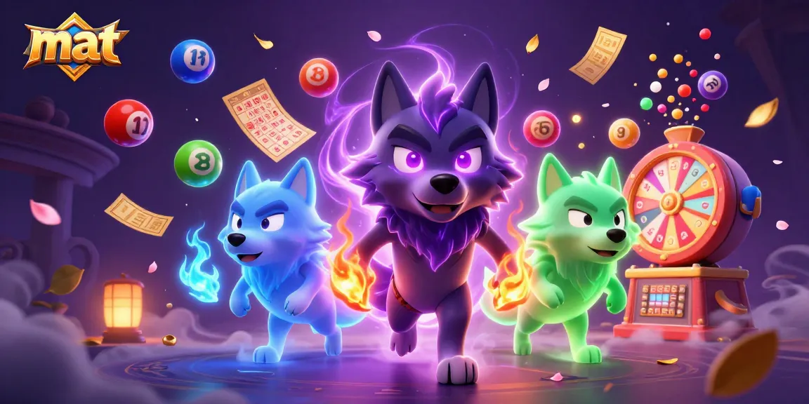 Experience exciting lottery gameplay with the captivating mat-themed gambling scene.