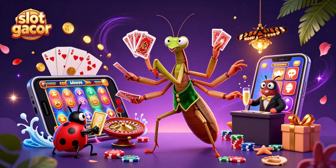 Experience the thrill of slot gacor as cartoon characters engage in casino fun!
