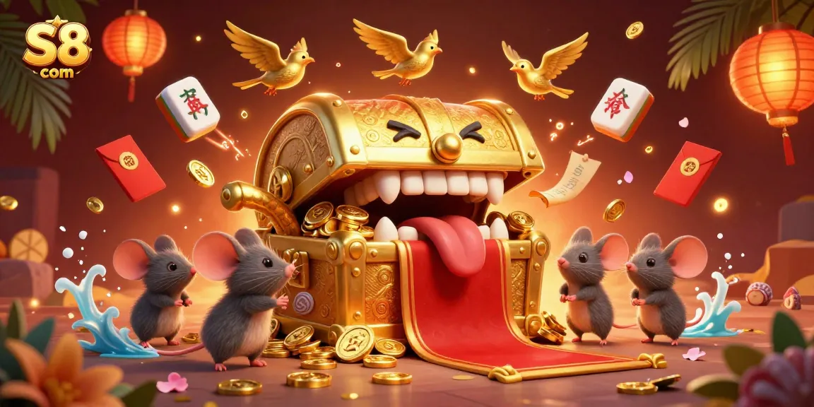 Experience thrilling gameplay at S8 com, featuring vibrant casino elements and engaging characters in a rich, dynamic scene.