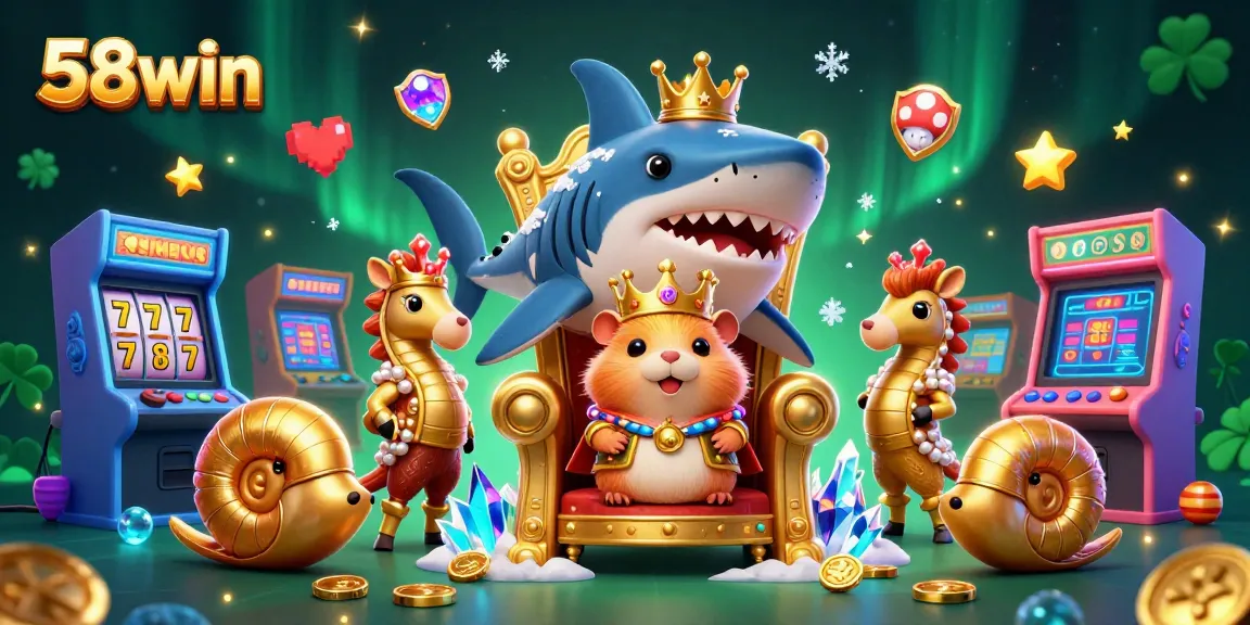 Experience thrilling gameplay at 58win with colorful slot reels and engaging casino elements