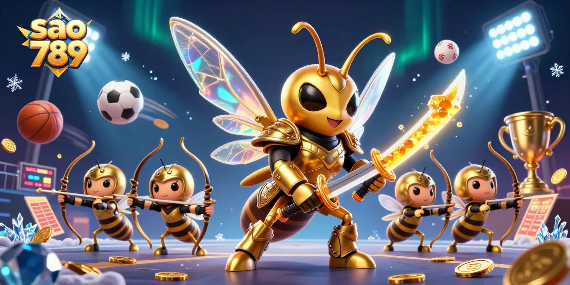 Experience the thrill of sao 789 with vibrant casino-inspired 3D characters and dynamic game elements.