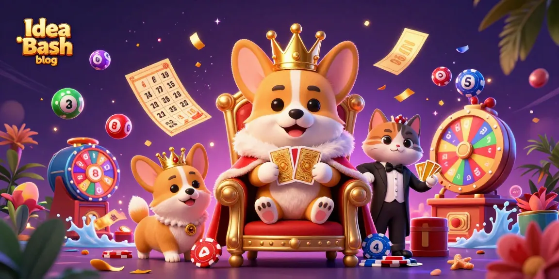 Enjoy exclusive gambling strategies and insights on the Idea Bash blog featuring vibrant casino-themed illustration.