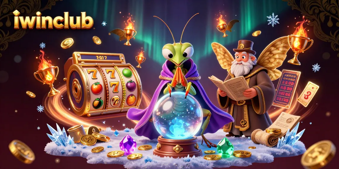 Engage in thrilling gameplay at iwinclub featuring vibrant slot reels and mystical characters for an unforgettable experience.